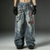 IMG_20260724_143851 Custom Y2K style printed jeans for streetwear brands at JiuvelWear