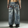 IMG_20260724_143944 Custom printed Y2K baggy jeans sample at JiuvelWear