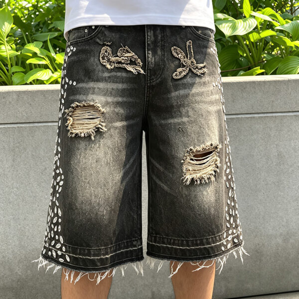 IMG_20260724_161236 Men's denim shorts sample at JiuvelWear