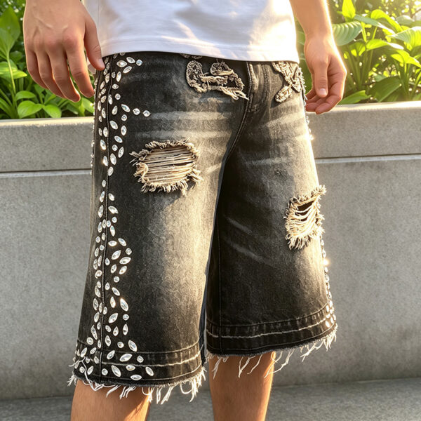 IMG_20260724_161254 Custom denim shorts manufacturing at JiuvelWear factory