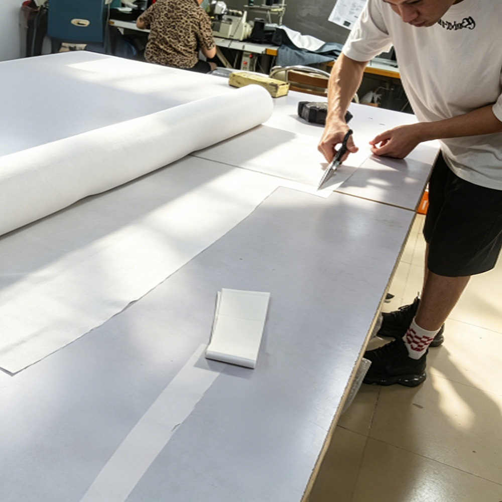 JiuvelWear custom clothing manufacturer sewing production line