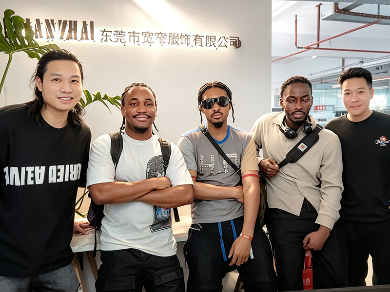 Factory visit at custom clothing manufacturer JiuvelWear