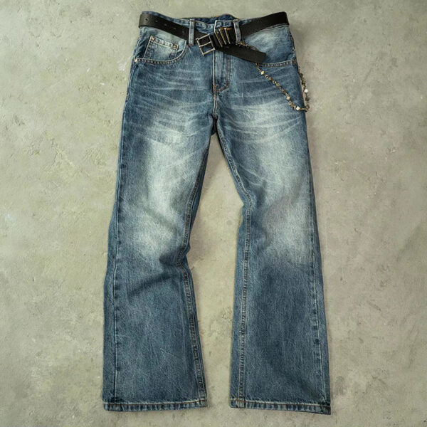 2601805103554 Custom denim jeans manufacturing at JiuvelWear factory