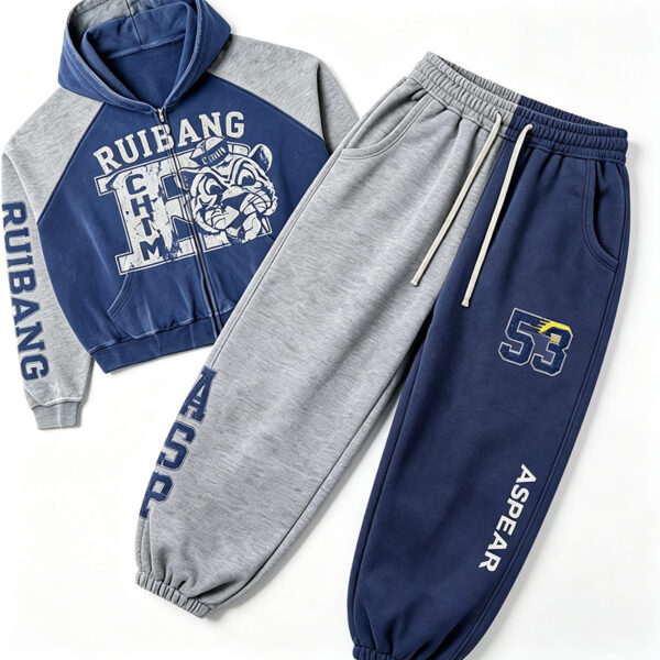 IMG_20260727_162424 Model wearing baggy washed tracksuit hoodie & joggers