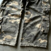 Loose streetwear camo printed canvas cargo trousers