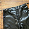 IMG_20260727_175452 Vintage streetwear luxury PU leather carpenter shorts