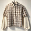 IMG_20260804_155347 Casual men cropped fit distressed plaid flannel shirt