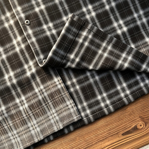 IMG_20260804_162616 Custom 100% cotton baggy streetwear flannel shirt for men