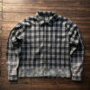 IMG_20260804_162634 Rhinestone decorated plaid flannel men baggy drop shoulder shirt