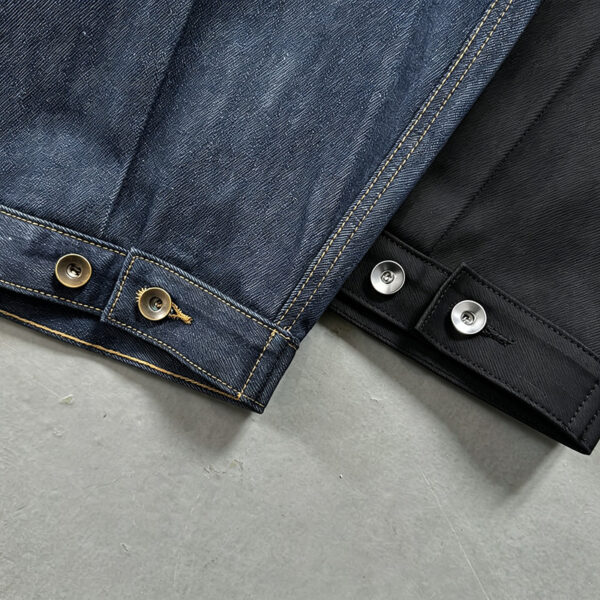 IMG_20260805_102348 Men cropped button up jacket made of raw selvedge denim
