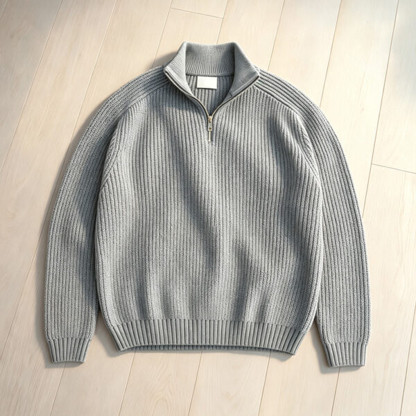 IMG_20260805_105013 Personalized quarter zip knitted polo pullover men