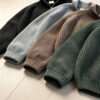 IMG_20260805_105354 Men Custom Quarter Zip Cotton Knit Polo Sweater